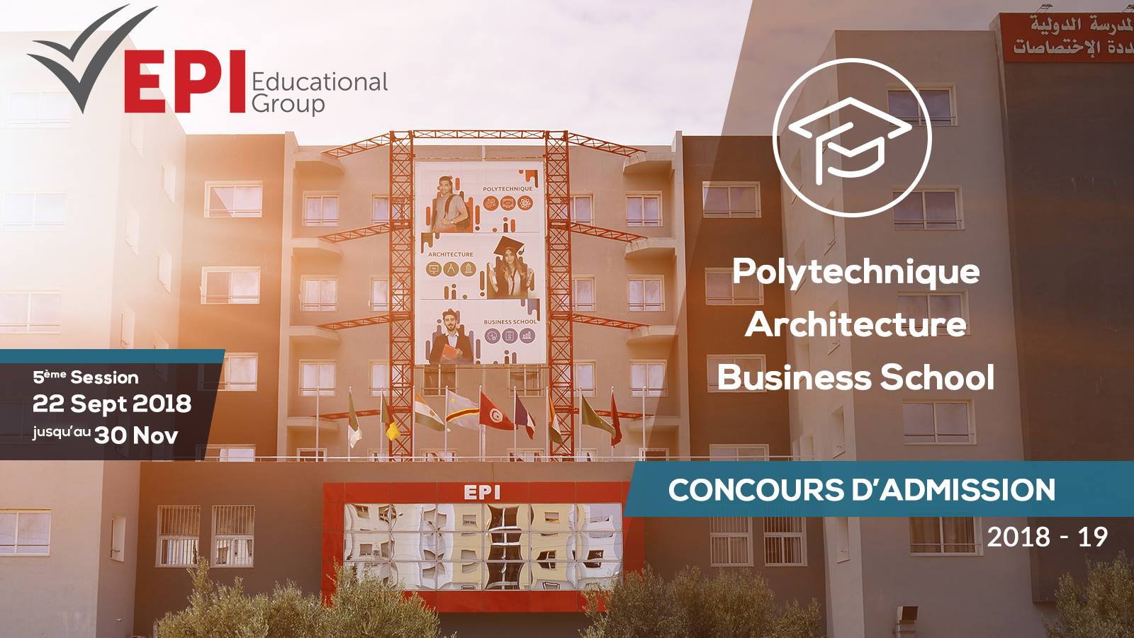 Admission à EPI 2018-2019