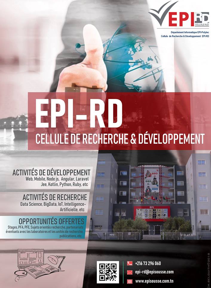 création de la Cellule Recherche et Développement (EPI-RD)
